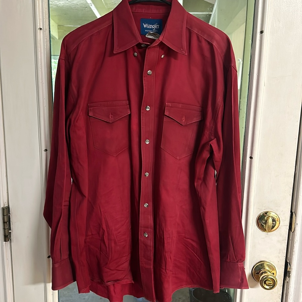 Wrangler Long Sleeve Button Down